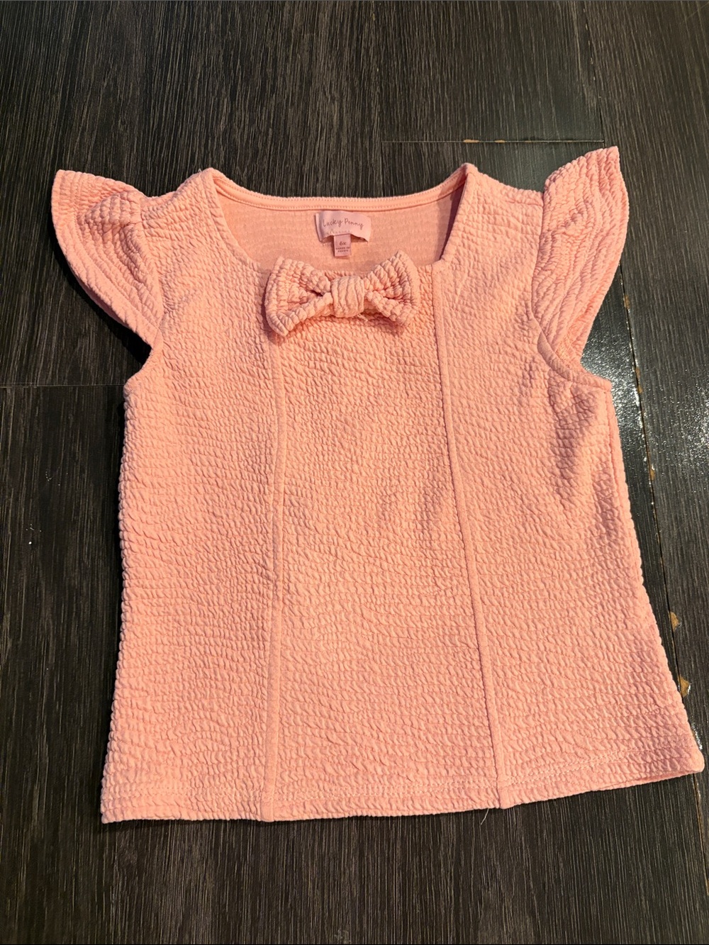 Lucky Penny pink girls blouse